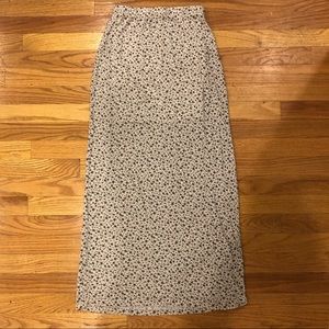 Brandy Melville Floral Maxi Skirt. One size